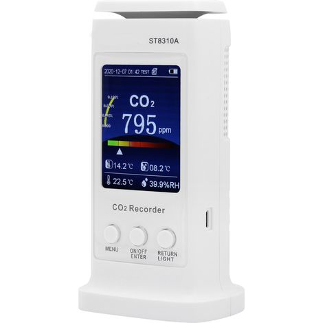 ST8310A Multifunktions-Luftqualitätsmessgerät mit Farbdisplay und 80.000 Datenpunkten für den Außenbereich (1/5)