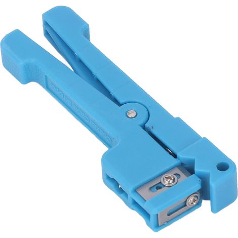 Glasfaserkabelabisolierer mit Rückholfeder, Koaxialkabel-Schneidwerkzeug für Durchmesser von 3,2–5,6 mm (1/5)