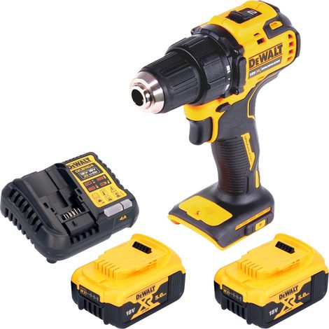 DeWalt DCD 708 P2 Avvitatore a batteria 18 V 65 Nm Brushless + 2x batteria 5,0 Ah + caricabatteria