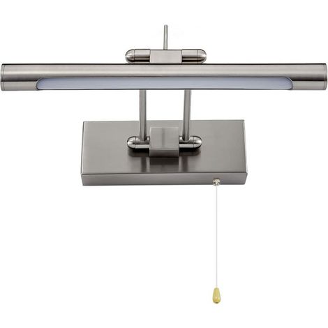 Applique Salle Bain LED - Interrupteur Tirette - Miroir Orientable IP44 - 4000K 35cm/6W