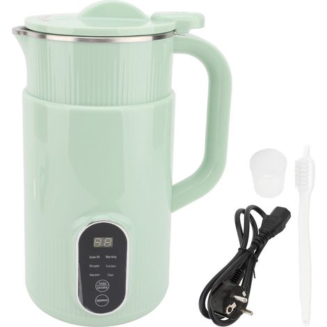 Machine à lait de noix avec lames en acier inoxydable en forme de X, facile à utiliser et silencieuse, idéale pour les petites graines de soja. (1/5)