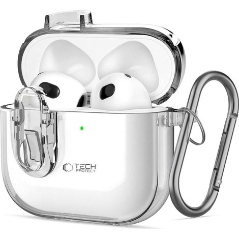 TECH-PROTECT SLIM HOOK APPLE AIRPODS 4 TRASPARENTE (1/5)