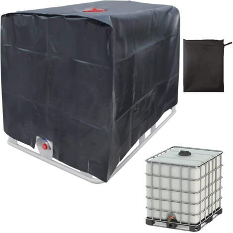 BUNTHAUS PA Bache Cuve 1000l, Collecteurs D'eau de Pluie Bache, Adapté au Réservoir D'eau de Baril de Pluie Extérieur 1000l, CoUVerture de Protection UV, éTanche, Anti-Poussière, Housse Cuve 1000l (1/5)
