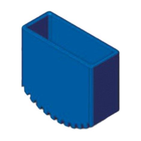 PIEDINO SCALA TRAPEZOIDALE AGRIL MARCHETTI  MM 60X25 GRADINI 10/12/14