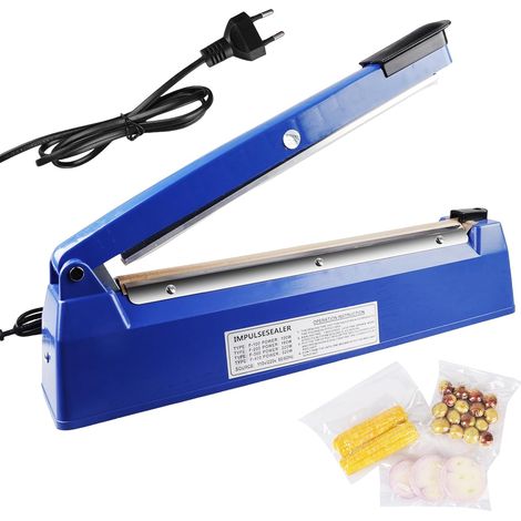 Thermoscelleuse Machine, Scelleuse Thermique, Soudeuse Sac Plastique avec Contrôle de Température à 8 Vitesses, Pour Sacs PP/PE (300 mm x 3 mm) (1/5)