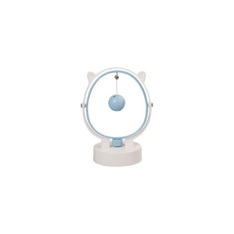 Jouet interactif automatique à plume pour chat, balançoire, bleu – (1/5)