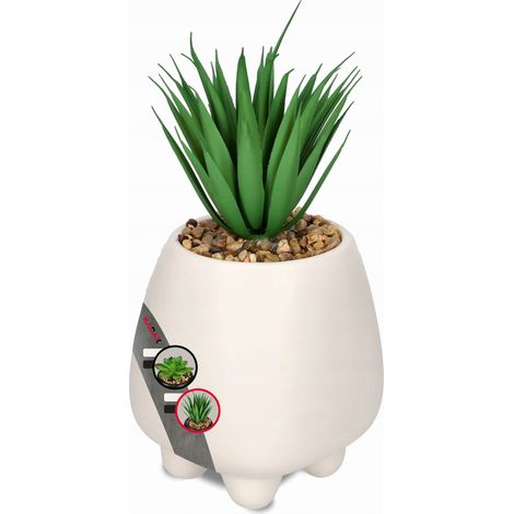 KADAX Pianta Artificiale Decorativa Fiore Succulente 10,5 cm (1/5)