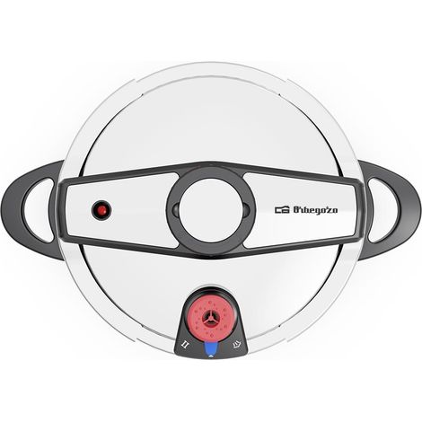 Olla super rapida Orbegozo HP 4200, 4 L, 22 cm, acero inoxidable, con abre facil