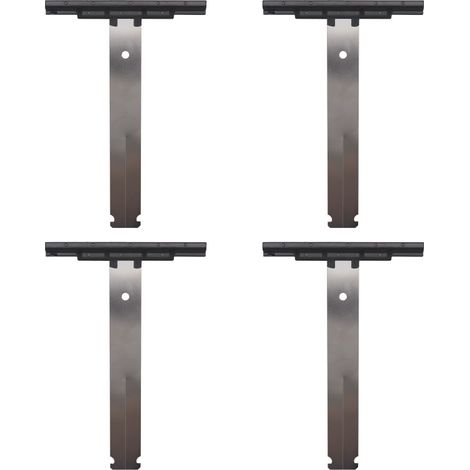 Store Menuiserie – Lot de 4 attaches de tablier – Fixation par clip – Verrouillage sécurisé pour volets roulants – Compatibles lames 8 mm en aluminium et PVC