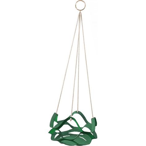 Plateau porte pot en similicuir Baluue, support pour plantes d'intérieur avec poignée. (1/5)
