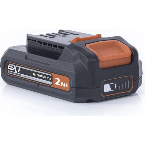Evolution Power Tools R18BAT-Li2 2Ah Batteria Li-Ion compatibile con Erbauer ed Evolution per utensili, carica rapida, caricabatterie non incluso, 18V