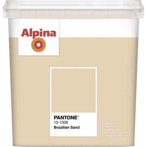 Alpina Wandfarbe Pantone matt brazilian sand 5 L Innen