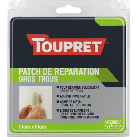 Parche de Reparación Toupret blanco 10cm x 10cm