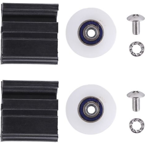 Halls Greenhouse Door Wheel Replacement Kit - 22mm MUMU