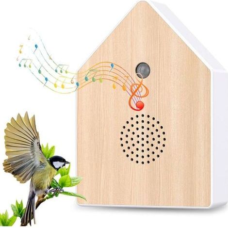 Boîte À Sons Naturels avec Chants d'oiseaux, Boîte à Détecteur de Mouvement avec Support Mural Boîte À Bruit Naturel pour Oiseaux Boîte de Sons Naturels pour Salle de Bain Spa Toilettes (1/5)