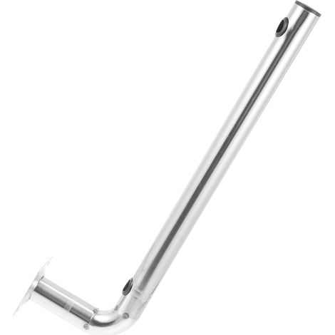 Supporto per antenna a L in acciaio inossidabile per interni ed esterni, facile da installare, accessorio robusto, colore casuale per palo dell'antenna (1/5)