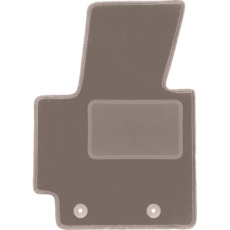 Alfombrilla de terciopelo para el conductor para: Kia Soul II monovolumen (2013-) beige