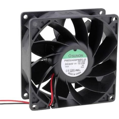 Ventilatore 24vdc Dimensioni 92x92x38mm 2 cavi a sfera 12,2w Pmb3-a Pmd2409pmb1a