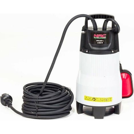Nac SPE100D-L pompe submersible noire 35 cm largeur (1/2)