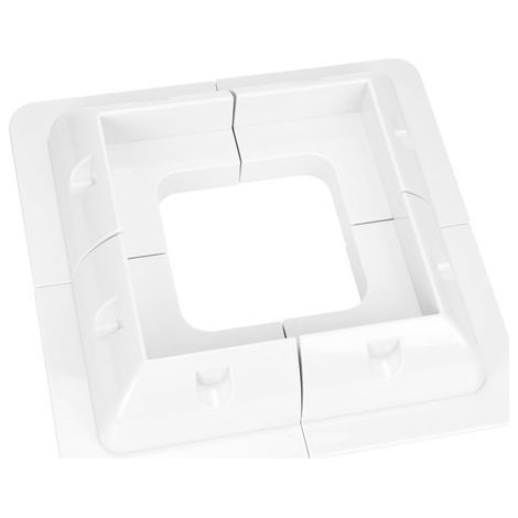 Supports de montage de panneaux solaires, sans perçage, pour camping-cars, camping-cars, toits, blanc, 4 kits (1/5)