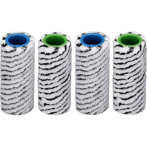 Rouleaux de rechange lavables en microfibre pour polisseuses multi-surfaces Kärcher Stone, FC3, FC5, FC7, accessoire 2.055-021.0, lot de 4 (1/5)