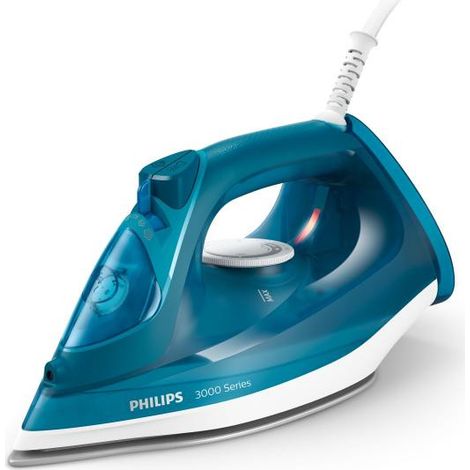 Fer a Repasser PHILIPS DST3040/70, 2400W, Pressing 200 g/min, Débit vapeur 40 g/min, Anticalcaire, Semelle céramique (1/2)