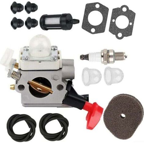 Vergaser-Reparatursatz für FS40, FS50, FS50, HT56, KM56, KN56 und FS56 Freischneider mit Filtern für C1M-S267