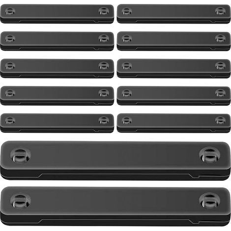Aimants pour Écran,Auto-Adhésifs 12 Pièces Pinces Magnétiques - Fournitures Pour Portes Meubles Placards Entrée Chambre Salon Bureau Patio (1/5)