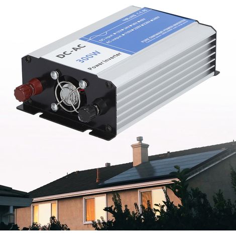 300W Sinus-Wechselrichter, 220V AC-Adapter für Fahrzeuge, mit 5V 2,1A USB-Anschluss, für Solaranlagen in Wohnmobilen, LKWs und Booten (24V DC-Eingang). (1/5)