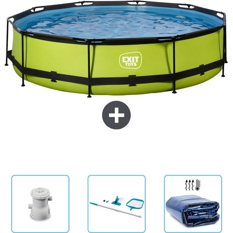 Exit Pool Rund - 360x76 cm - 4-teilig SCB93 (1/4)