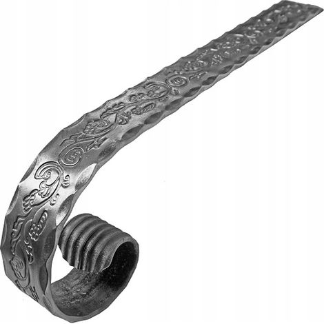 Éléments de rambarde plats forgés 40X8 30.016.01 H100XL350