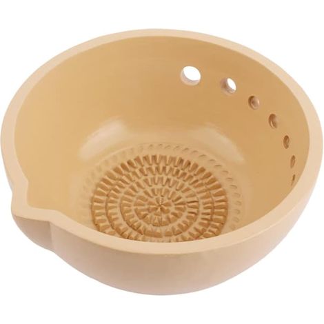 BelleRise - Bol éplucheur d'herbes 2 en 1 avec râpe, tasse éplucheuse et râpe à gingembre pour ail, fromage, chocolat, thym (1/5)