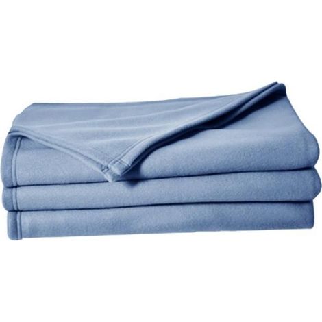 1 pièce Couverture polaire, microfibre douce 250 g/m², antipeluches, 210 x 230 cm, pour lit double
