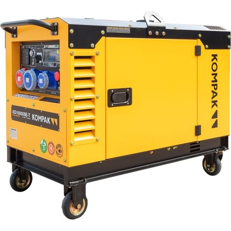 KD10000SE-T Generador diésel insonorizado Full Power 7,6 kW / 10,6 kVA KOMPAK (1/5)