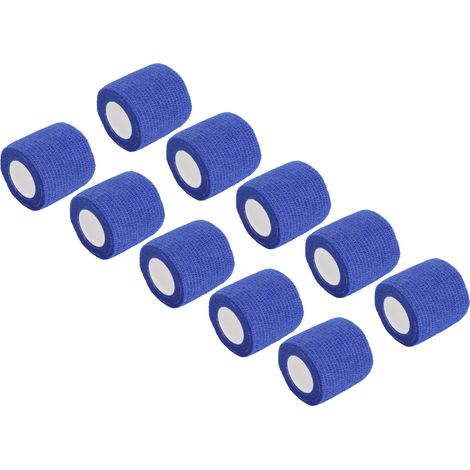 10 Bandes Adhésives Élastiques Autocollantes Bleu Marine pour Tatouage, Antidérapantes et Jetables (1/5)