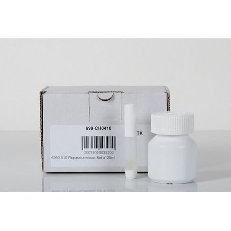 Hoesch 6951.010 ensemble de pâte de réparation blanc pour