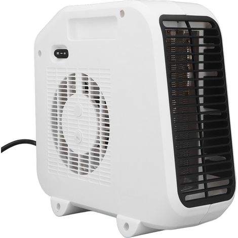 Chauffage électrique de bureau 1800 W, 2 niveaux de puissance, portable, pour la maison ou le bureau, prise UE 220 V (1/5)
