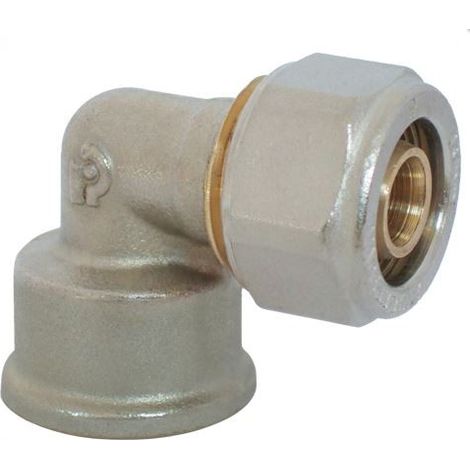 Raccordo gomito curvo femmina per multistrato 1/2" x 16 rinaldi e pettinaroli