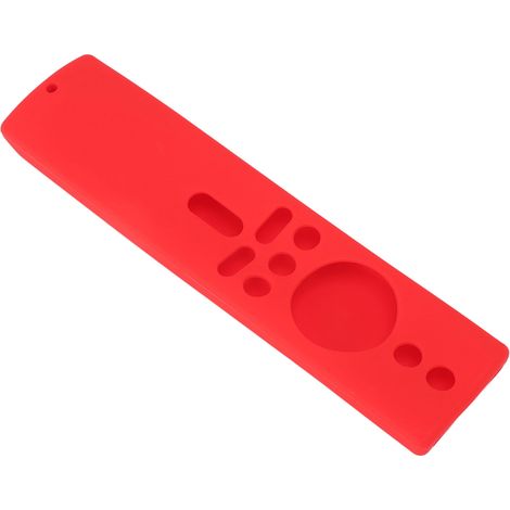 Étui de protection antidérapant en silicone pour télécommande Xiaomi Mi Box S et Xiaomi Mi TV Stick (rouge) (1/5)