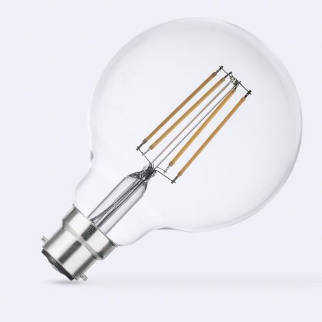 Lampadina LED  Filamento  B22 6W 806 lm G95 No Flicker 4000K Bianco Naturale