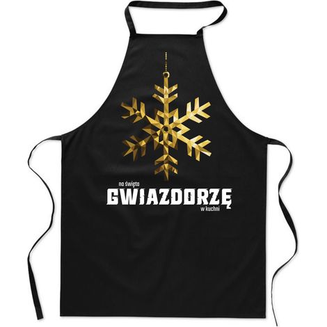 Küchenschürze mit lustigem Aufdruck für Weihnachten – ich werde ein Weihnachtsgeschenk in der Küche basteln. (1/4)
