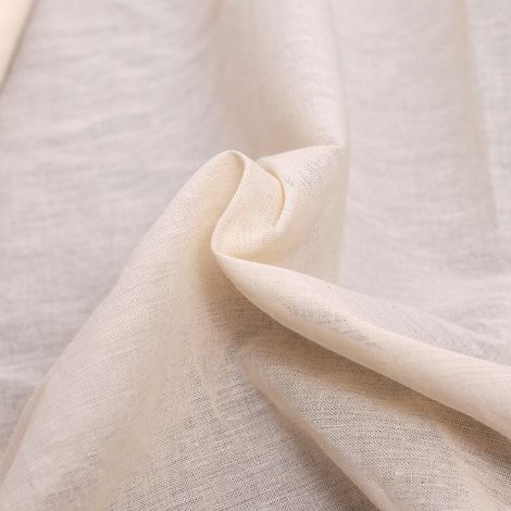 Étamine – Coton naturel – Tissu filtrant double couche – 5 pièces – Utilisation en cuisine – Marron clair (1/5)