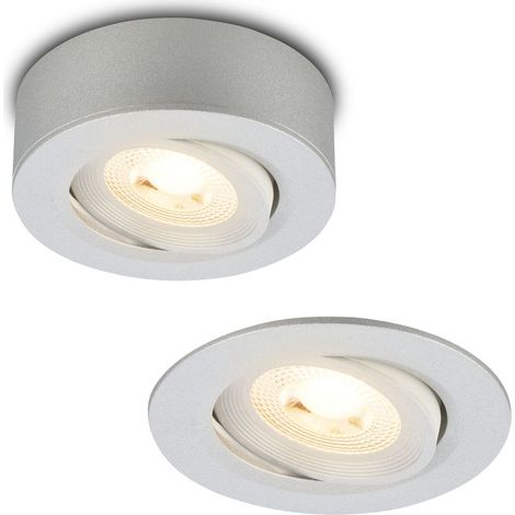 2 in 1 LED Aufbauspot und Einbaustrahler LED Einbauleuchte Spot Dimmbar