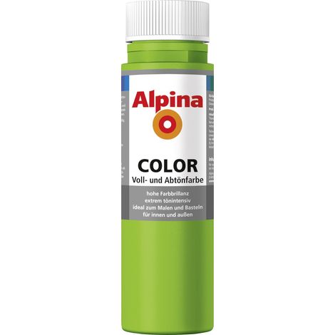 Alpina Color Abtönfarbe grass green 250 ml Abtönfarbe