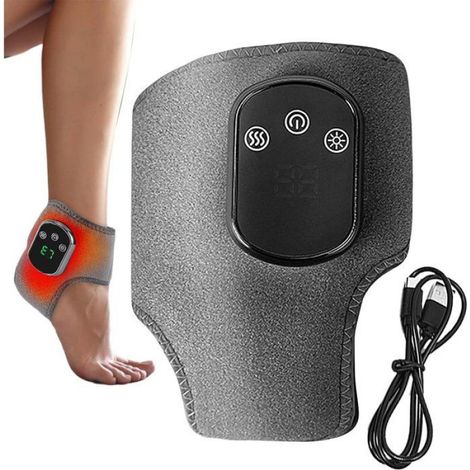 Appareil De Massage Des Pieds - Fonction Chauffage Et Rotation - Pour Soulagement Neuropathique Et Circulation - 1 Unite (1/5)