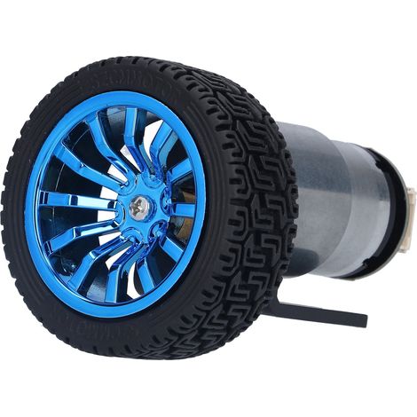Kit de Moteur Réducteur Encoder 6V avec Support 6mm pour Robotique DIY et Voiture Intelligente JGB37‑520 (1/5)