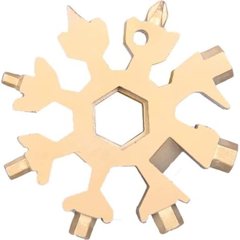 Clé multi-outils, tournevis, doré/multicolore, inox, 18-en-1 (1/5)