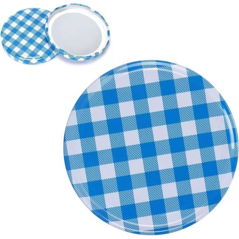 Couvercle à Vis Twist-Off 82mm Pour Bocaux En Verre Acier étain Décor Coeur Trèfle Conservation Confiture 100 Pièces (1/5)