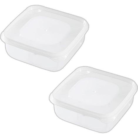 2Boîtes de rangement individuelles pour la cuisine, boîtes de rangement transparentes, boîtes de conservation pour fruits au (1/5)