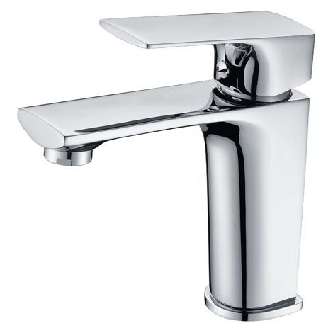 IMEX Waschtischarmatur aus verchromtem Messing modernes Design Keramikkartusche Ø26 mm 3-8-Flexschläuche Modell Bali BDI017-1 (1/2)